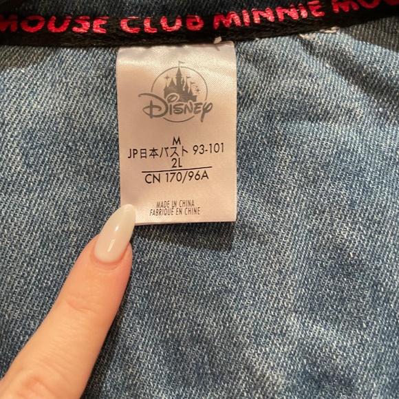 Disney Minnie Mouse Club Jean Jacket - Picture 3 of 5
